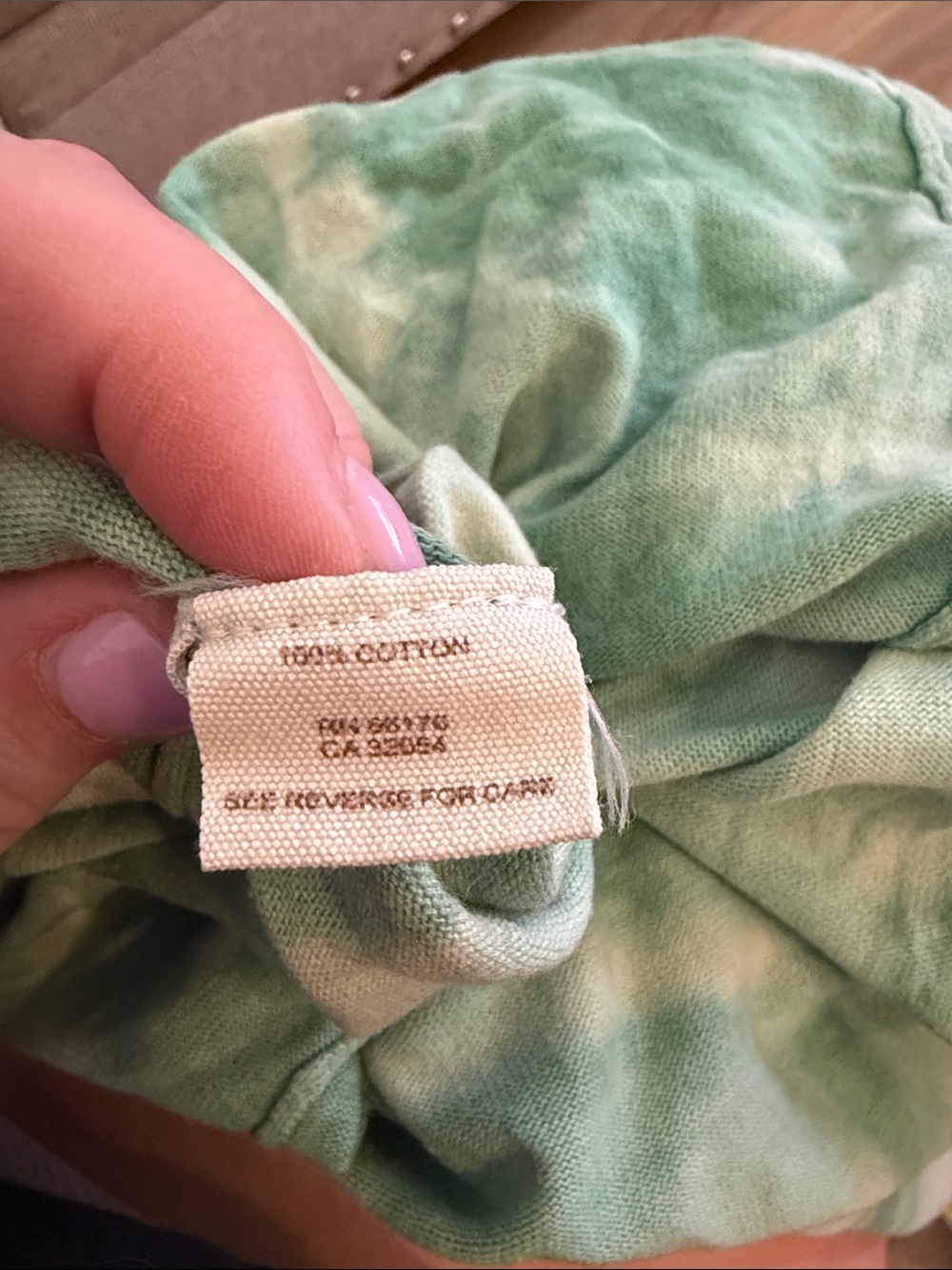 Free People Green Tie-Dye Crochet Halter Tank Top - Picture 5 of 9